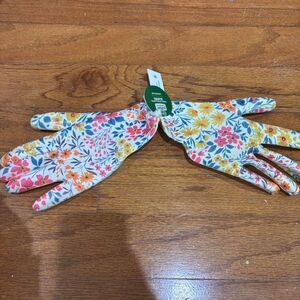 AMAZON Floral Set of Gardening Pink White Blue Yellow Art Women's Multi Gloves